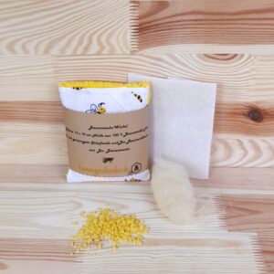 Bienenwachs-Wickel Gr. 1 gelb/Biene
