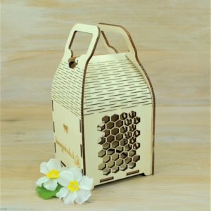 Honig - Geschenkverpackung klein aus Sperrholz