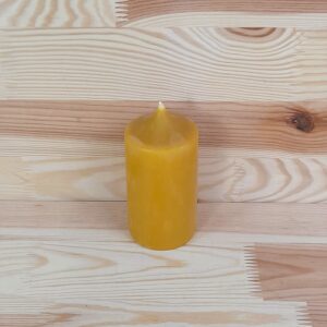 Zylinderkerze 100 % Bienenwachs