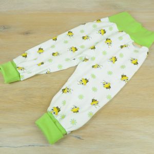 Baby-hose weiss-hellgrün