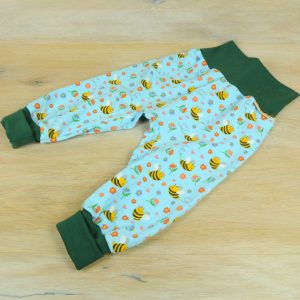 Babyhose blau-Grün 62-68