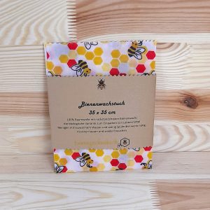 Bienenwachstuch rotgelb