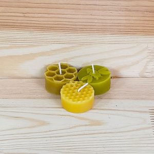 Teelichter farbig 3er Set